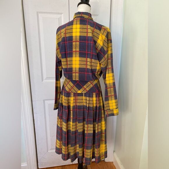 1980s/90s Vivienne Westwood Style Marvin Singer for Depeche Mode Drop Waist Dres - Picture 3 of 8